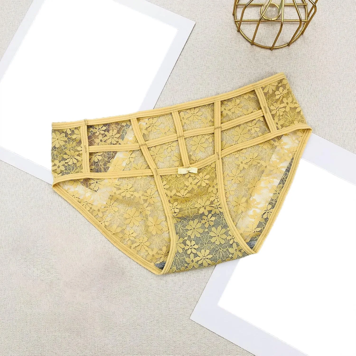 Women Lace Underwear Sexy Breathable Hipster Panties Stretch Seamless Bikini Briefs Athletic Underwear Women