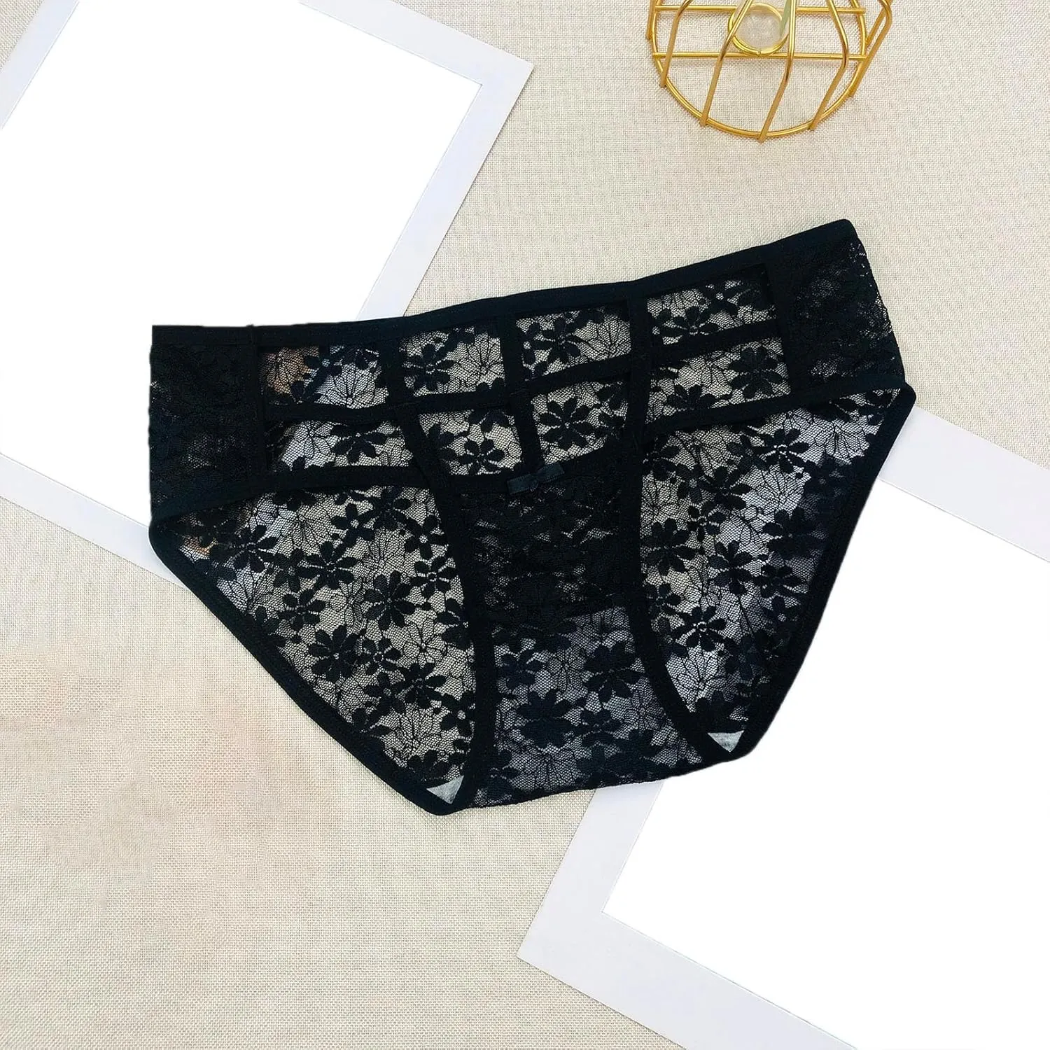 Women Lace Underwear Sexy Breathable Hipster Panties Stretch Seamless Bikini Briefs Athletic Underwear Women