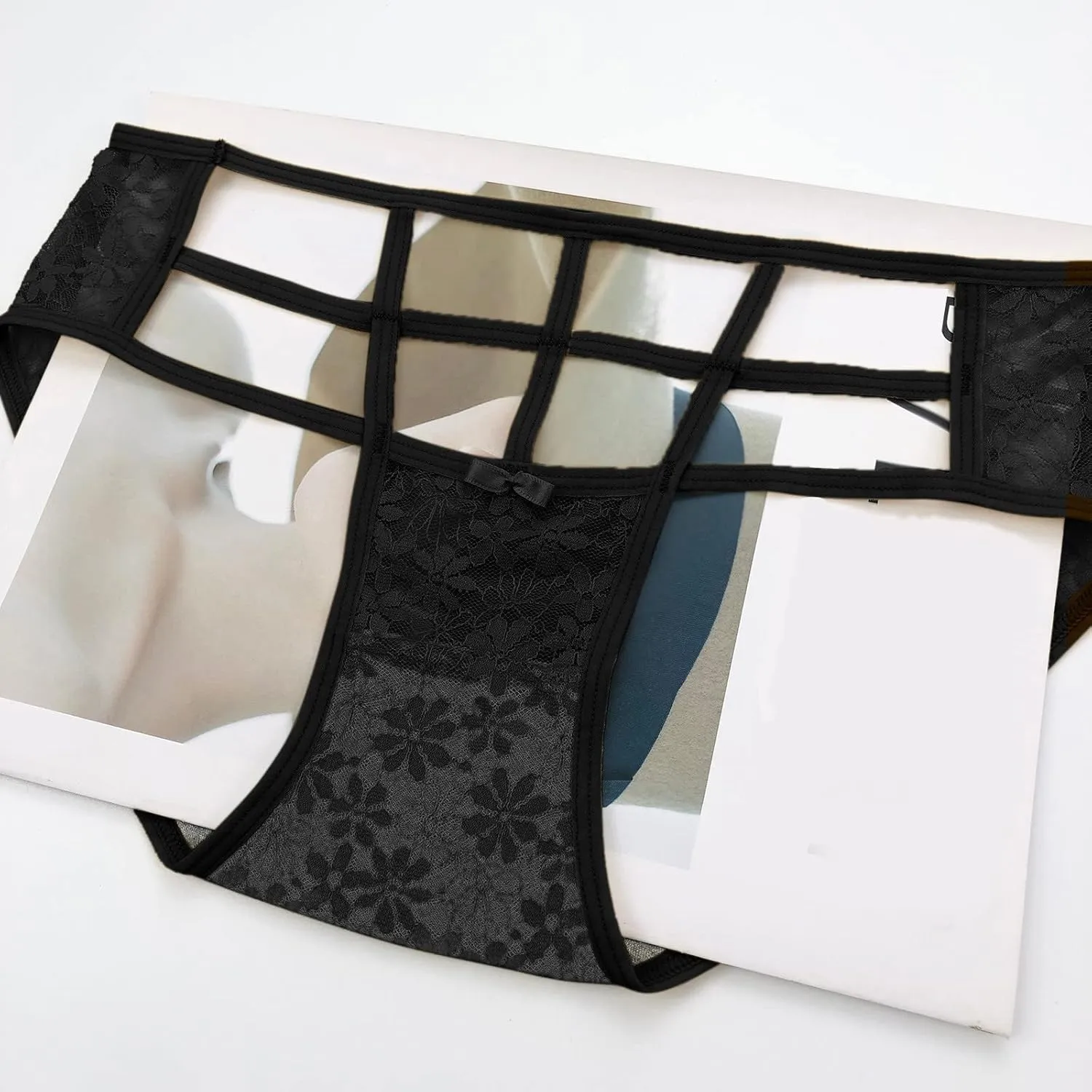Women Lace Underwear Sexy Breathable Hipster Panties Stretch Seamless Bikini Briefs Athletic Underwear Women