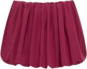Women Mini Skirts Solid Ball Gown A-Line Pleated High Waist Y2k Classic Mini Skirts