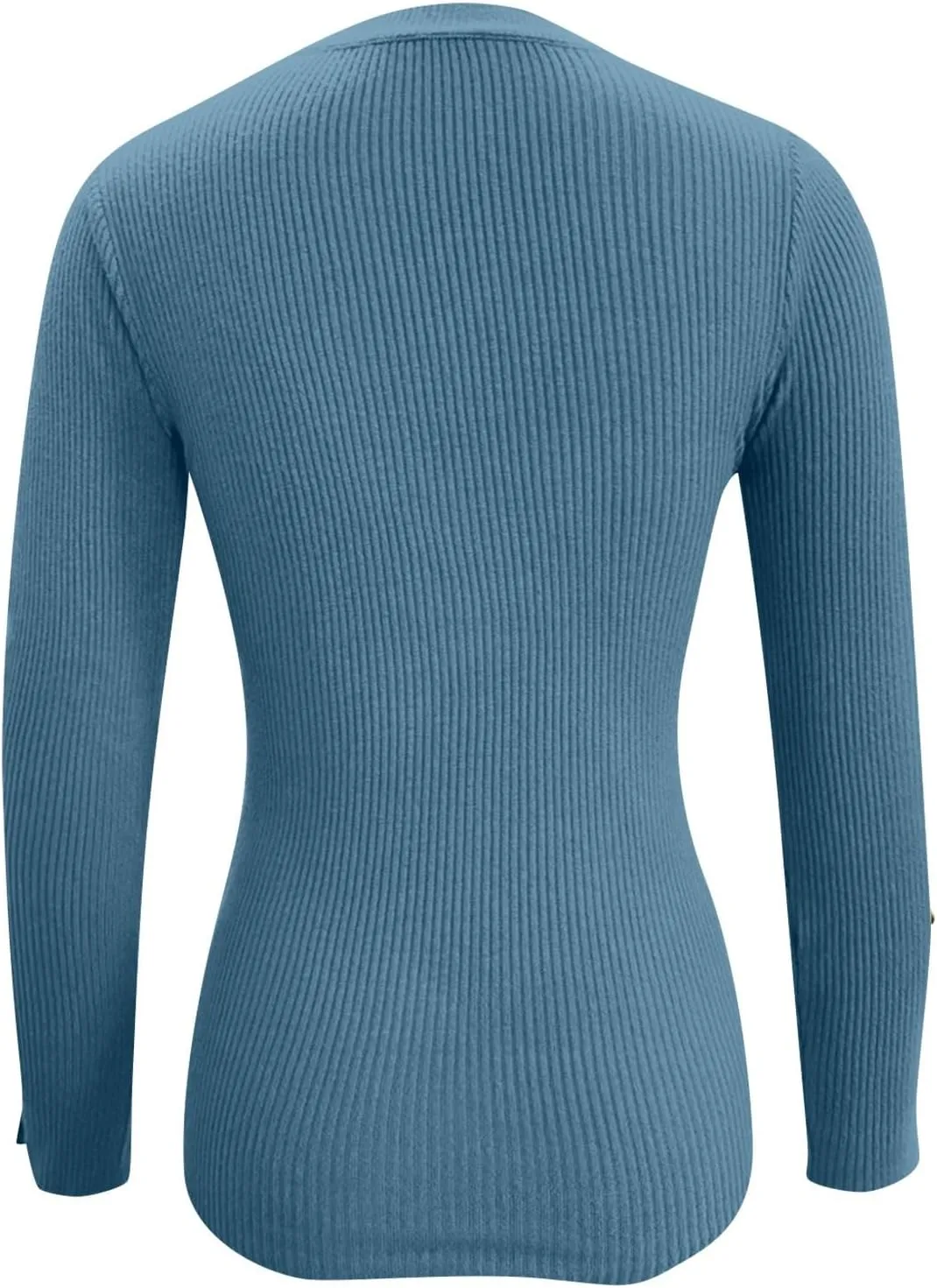 Women Mock Neck Tops Ribbed Knit Button Blouses Long Sleeve Winter Fit Slim Sweater Fall Y2K Shirts Cute Clothes