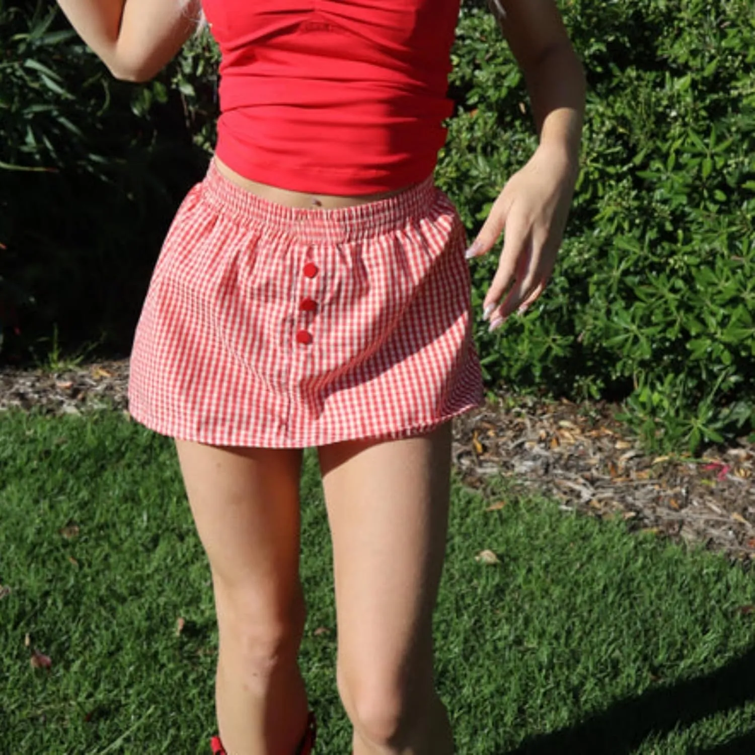 Women Y2k Gingham Mini Skirts Ruffles Plaid Print Low Rise Skirts Sexy Leopard Print Pleated Skirts Streetwear