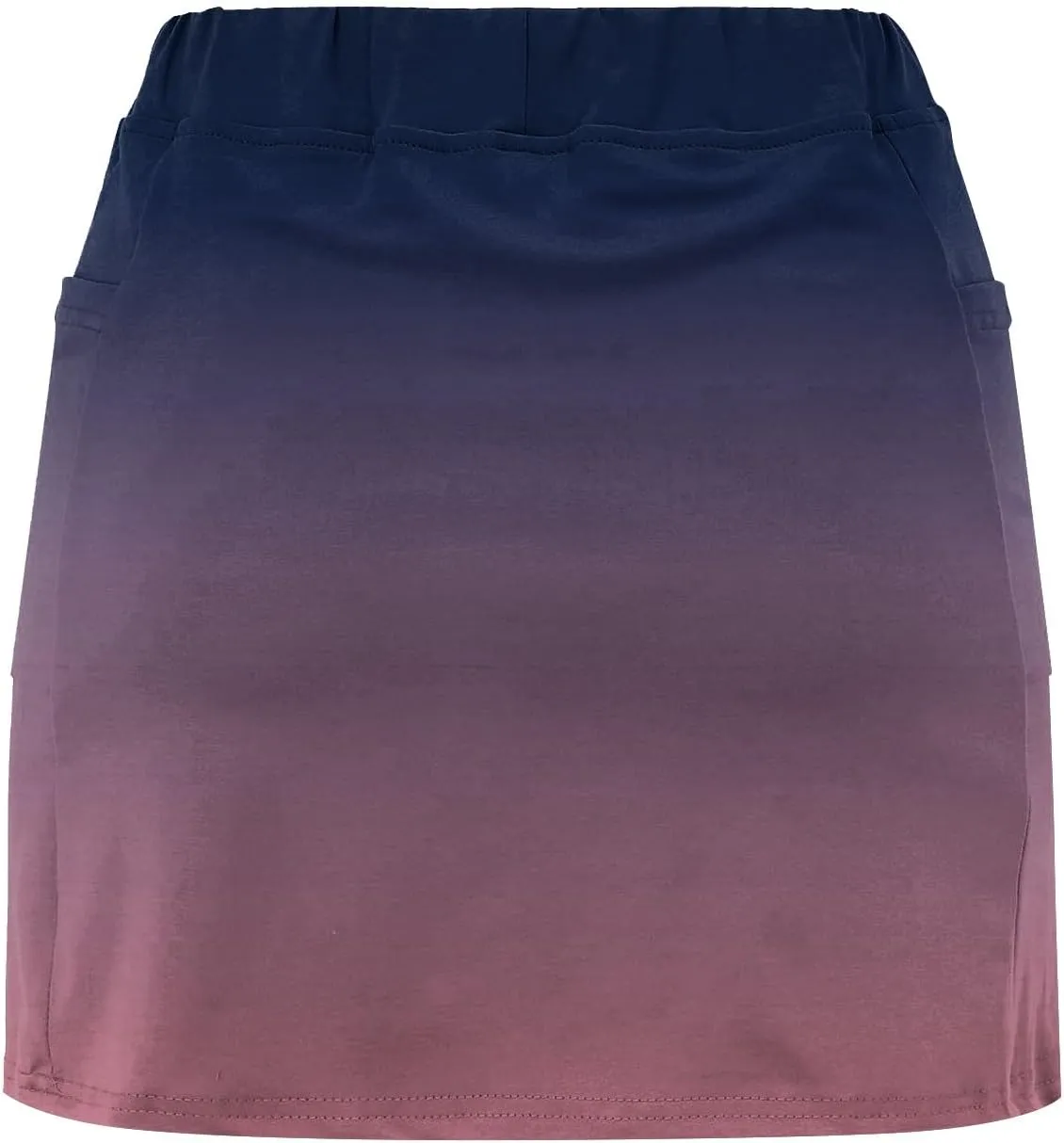 Womens Activewear Pleated Tennis Skirts Fade Pattern Printed Culottes Skinny Mid Waisted Workout Summer Fashion Skirt