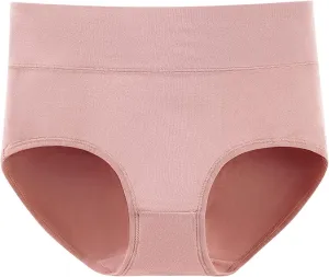 Women's Briefs Cotton Underwear High Waist Stretch Comfortable Panties Moisture-Wicking Cotton Panty Underpants