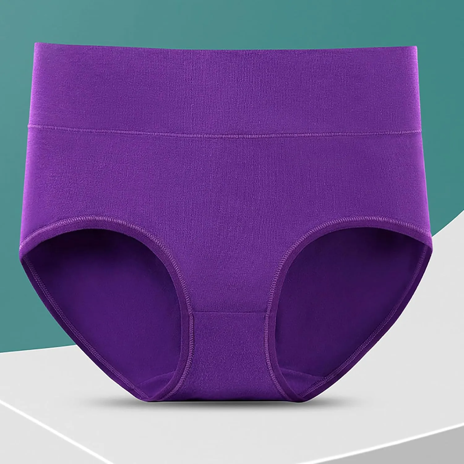 Women's Briefs Cotton Underwear High Waist Stretch Comfortable Panties Moisture-Wicking Cotton Panty Underpants