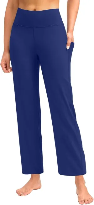 Womens Butterlift High Waisted Waist Yoga Casual Bottom Palazzo Women's Yoga Pants Yoga Pants for Women Workout