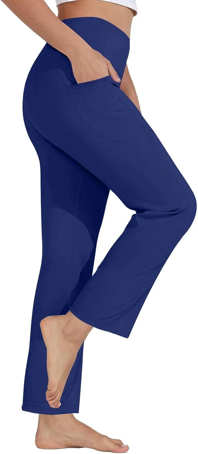Womens Butterlift High Waisted Waist Yoga Casual Bottom Palazzo Women's Yoga Pants Yoga Pants for Women Workout