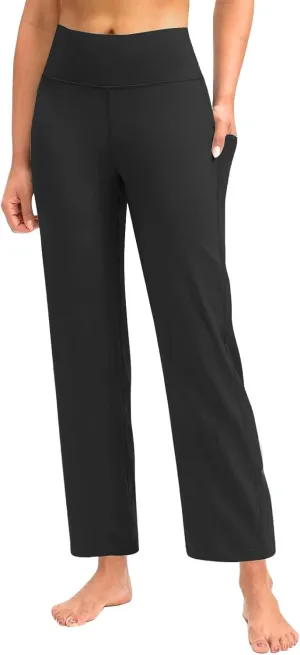 Womens Butterlift High Waisted Waist Yoga Casual Bottom Palazzo Women's Yoga Pants Yoga Pants for Women Workout