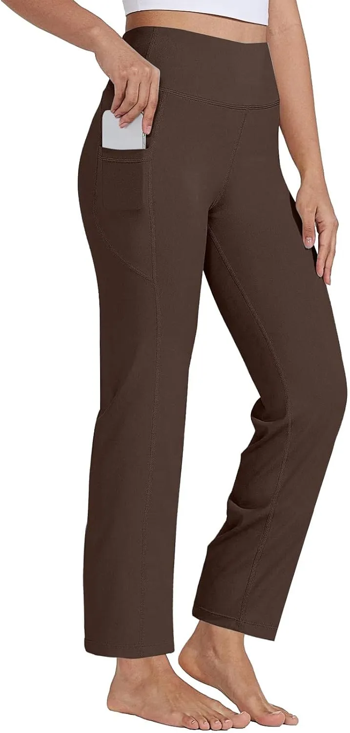 Womens Butterlift High Waisted Waist Yoga Casual Bottom Palazzo Women's Yoga Pants Yoga Pants for Women Workout