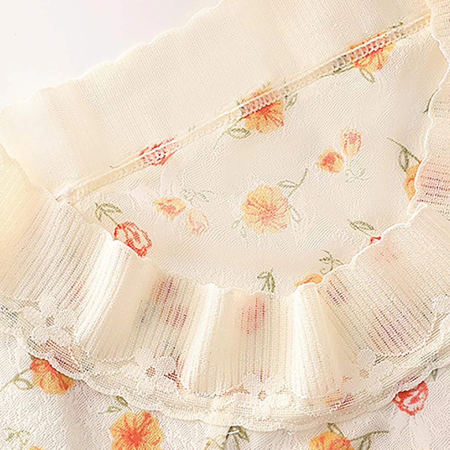 Womens Cute Floral Print Panties Lace Seamless Skin Soft Breathable Comfy Underpant High Waist Daily Casual Briefs