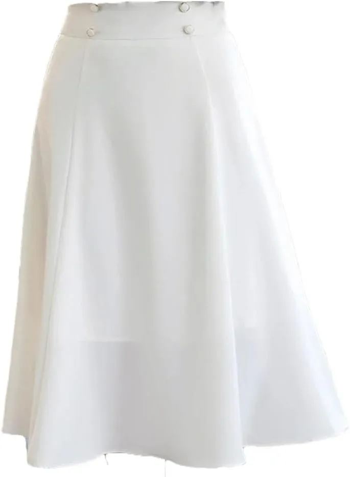 Womens Elegante High Waisted Casual A-Line Long Skirts Summer Beach Party Pleated Maxi Skirts
