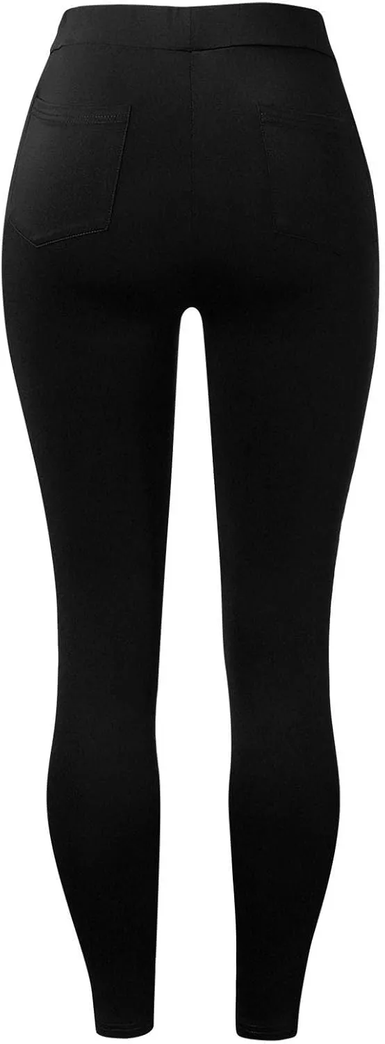 Women's Flare Yoga Pants with Pockets Pants Tummy Tights Workout Yoga Yoga Pants High-Waisted and Wide Leg Workout