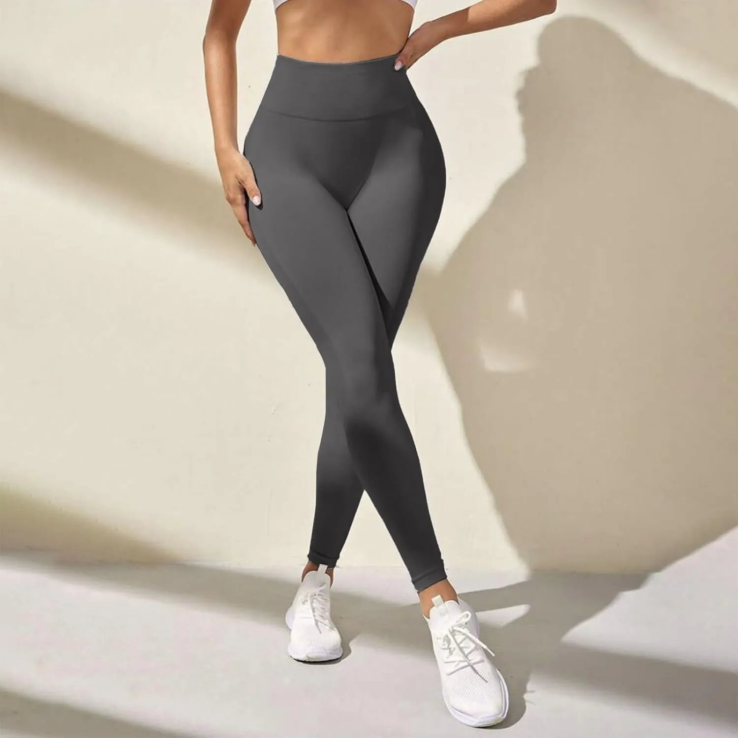 Women's Flare Yoga Pants with Pockets Pants Tummy Tights Workout Yoga Yoga Pants High-Waisted and Wide Leg Workout