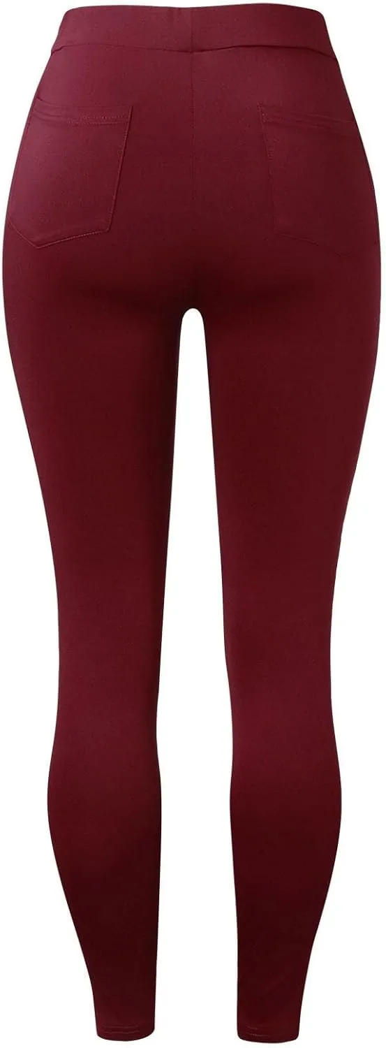 Women's Flare Yoga Pants with Pockets Pants Tummy Tights Workout Yoga Yoga Pants High-Waisted and Wide Leg Workout