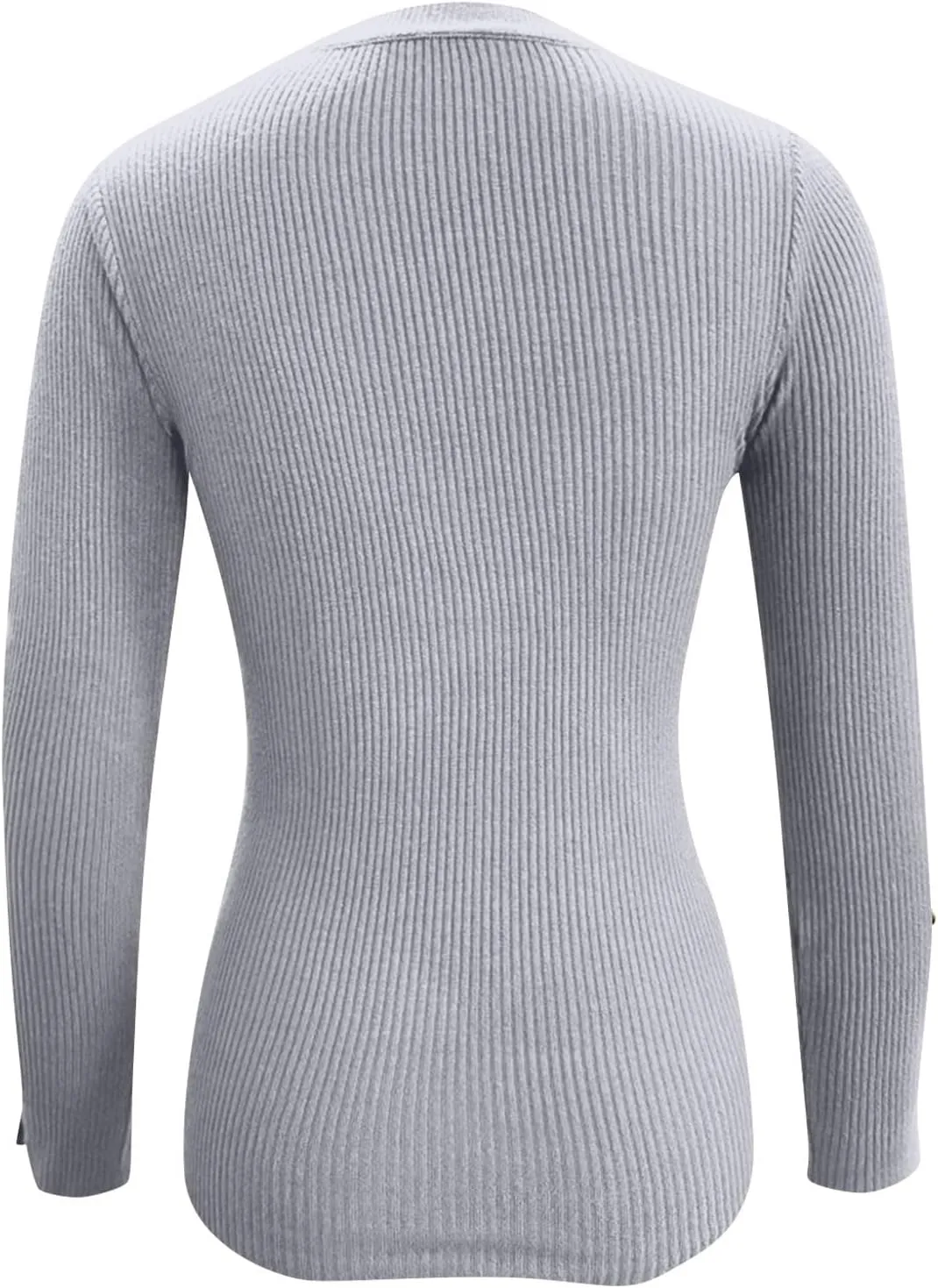 Womens Going Out Tops Long Sleeve Turtle Neck Ribbed Sweaters Trendy Winter Button Sexy Tops Fall Classic Cute Clothes