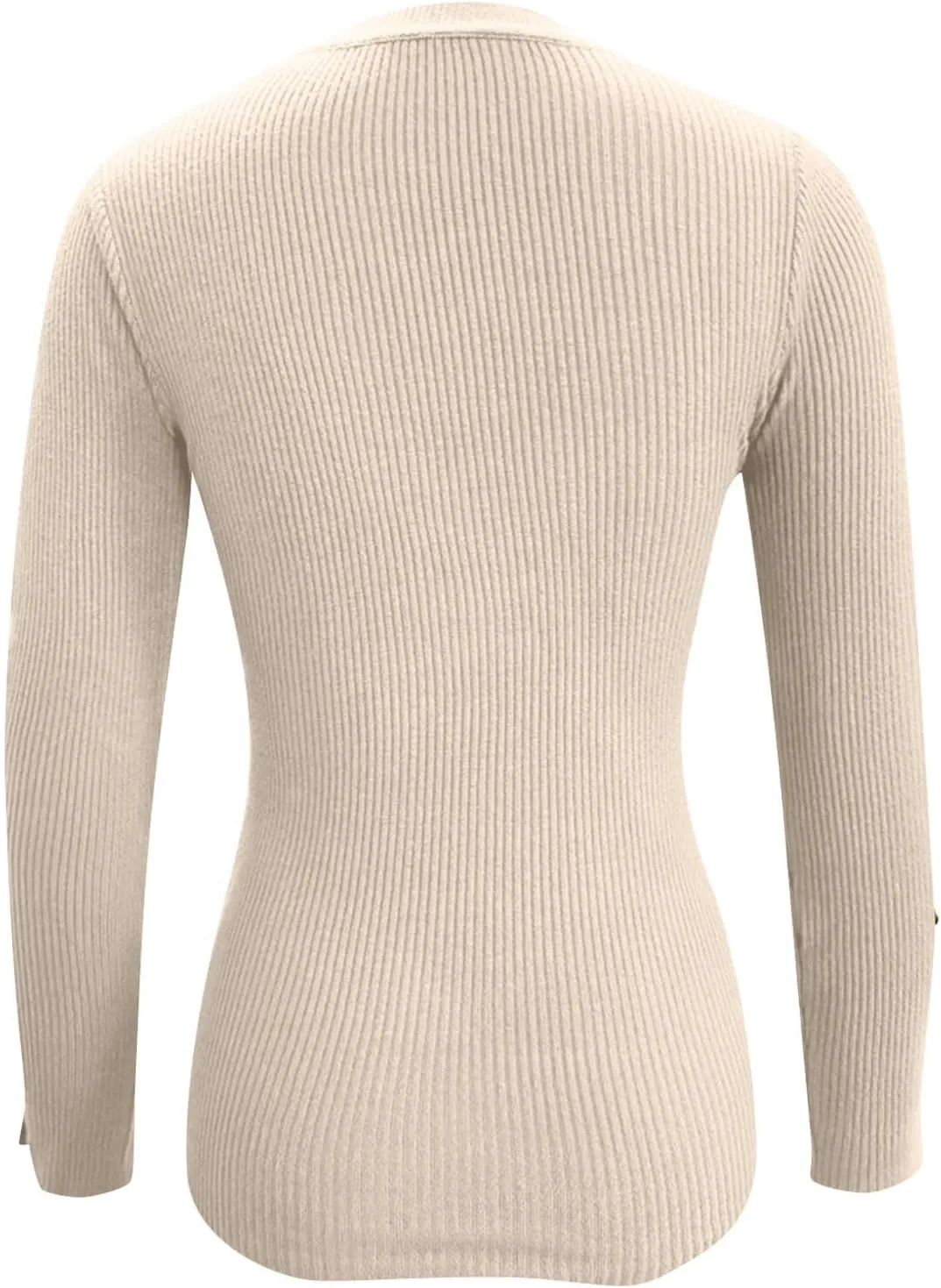 Womens Going Out Tops Long Sleeve Turtle Neck Ribbed Sweaters Trendy Winter Button Sexy Tops Fall Classic Cute Clothes