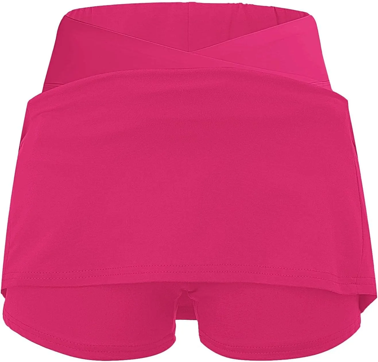 Womens Golf Pleated Tennis Skirts Solid Color Style Culottes Skinny Mid Waisted Athletic Sport Fashion Short Skirts