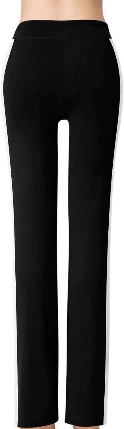 Women's High Waist Bootcut Yoga Pants Sports Running Yoga Athletic Pants Fashion Soft Yoga Pants with Pockets for