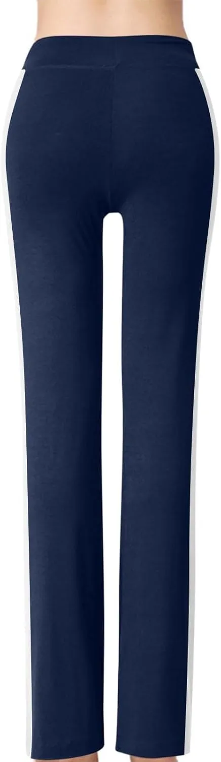 Women's High Waist Bootcut Yoga Pants Sports Running Yoga Athletic Pants Fashion Soft Yoga Pants with Pockets for