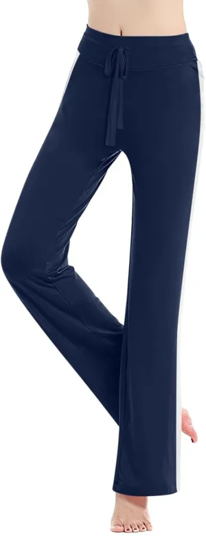 Women's High Waist Bootcut Yoga Pants Sports Running Yoga Athletic Pants Fashion Soft Yoga Pants with Pockets for