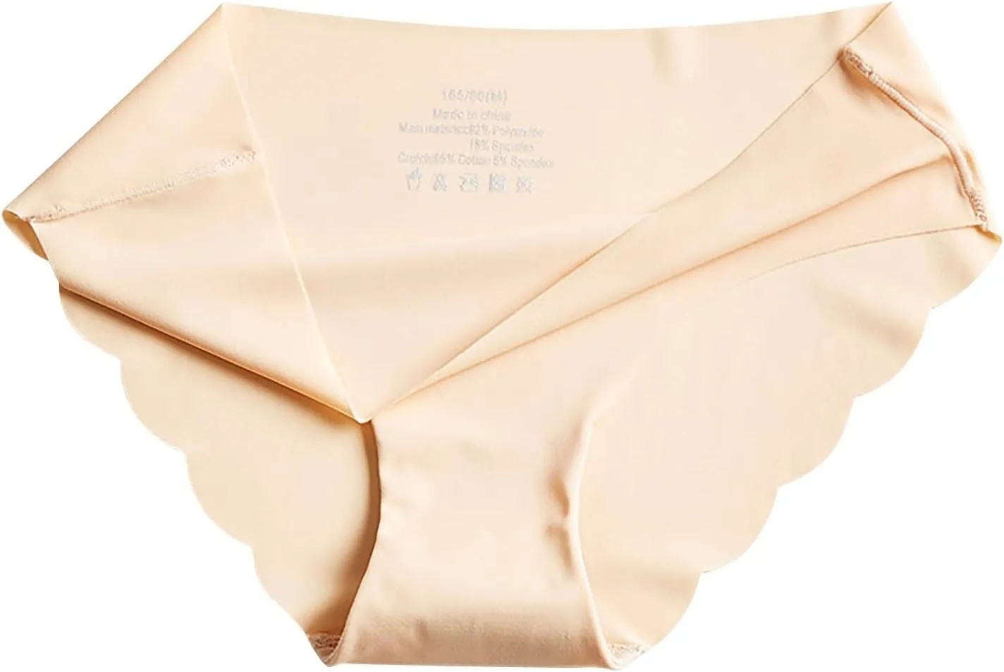 Women's Ice Silk Bikini Panties Underwear Mid-Waist Stretch Breathable Seamless Comfy Boyshorts Briefs Underpant
