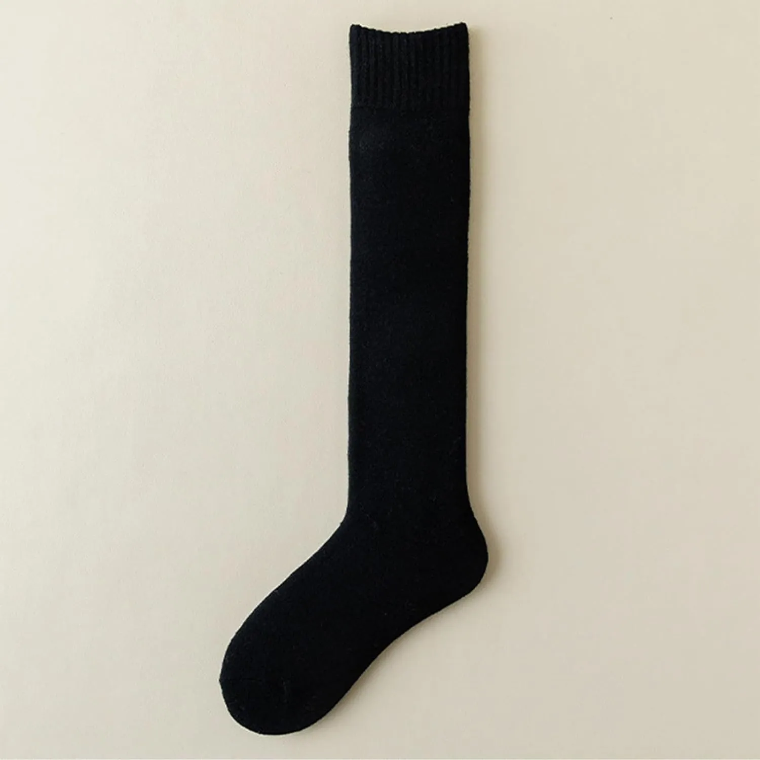 Womens Knee High Socks Soft Breathable Home Calf Socks 2025 Solid Classic Crew Stocking For Athletic Running Hiking