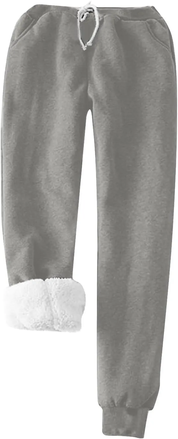 Womens Pajama Sets Winter Comfy Fleece Pullover Pants Loose Plush Sleepwear Fluffy Loungewear Sleepwear