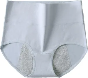 Women's Panty Underwear Seamless Breathable Stretch High Waist Briefs Underpant Soft Comfy Organic Cotton Panties