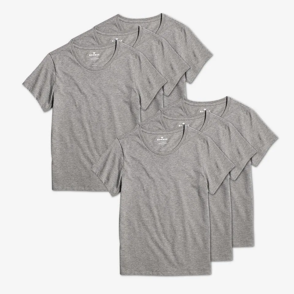 Women's Pima Cotton Crew Neck T-Shirt 6-Pack