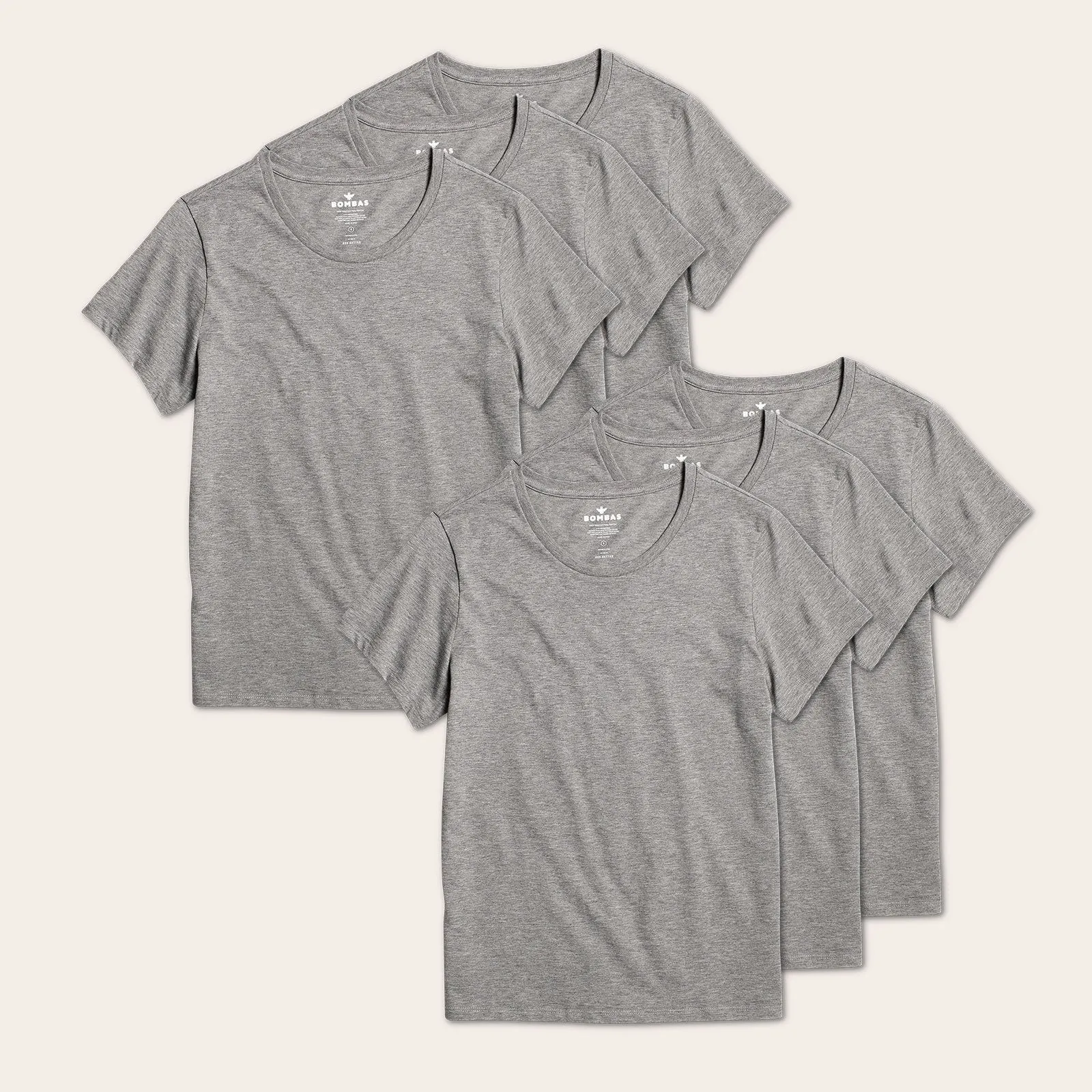 Women's Pima Cotton Crew Neck T-Shirt 6-Pack