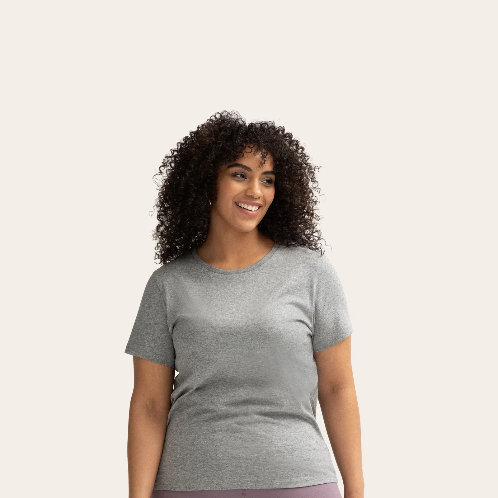 Women's Pima Cotton Crew Neck T-Shirt 6-Pack