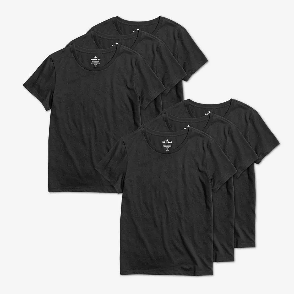 Women's Pima Cotton Crew Neck T-Shirt 6-Pack