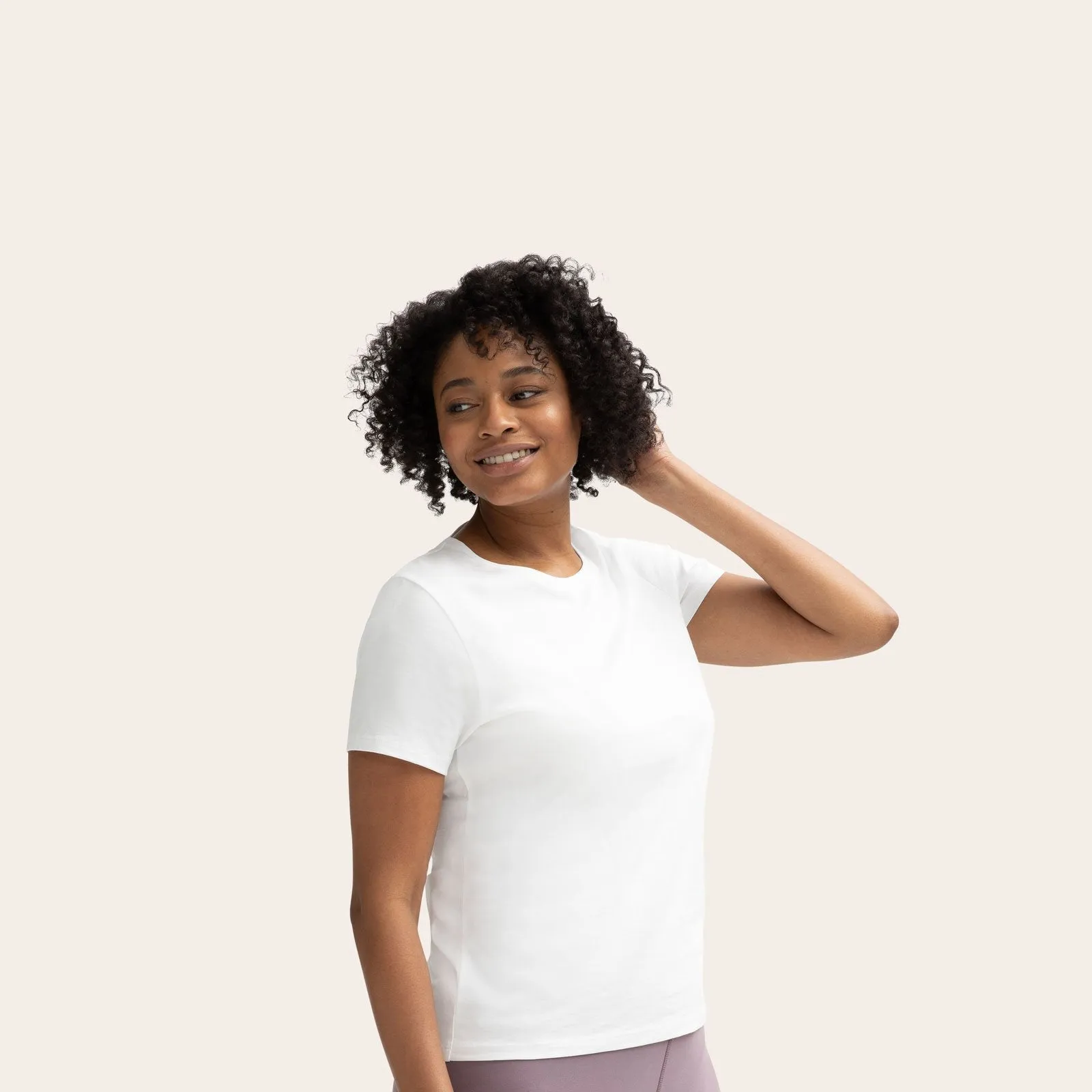 Women's Pima Cotton Crew Neck T-Shirt 6-Pack