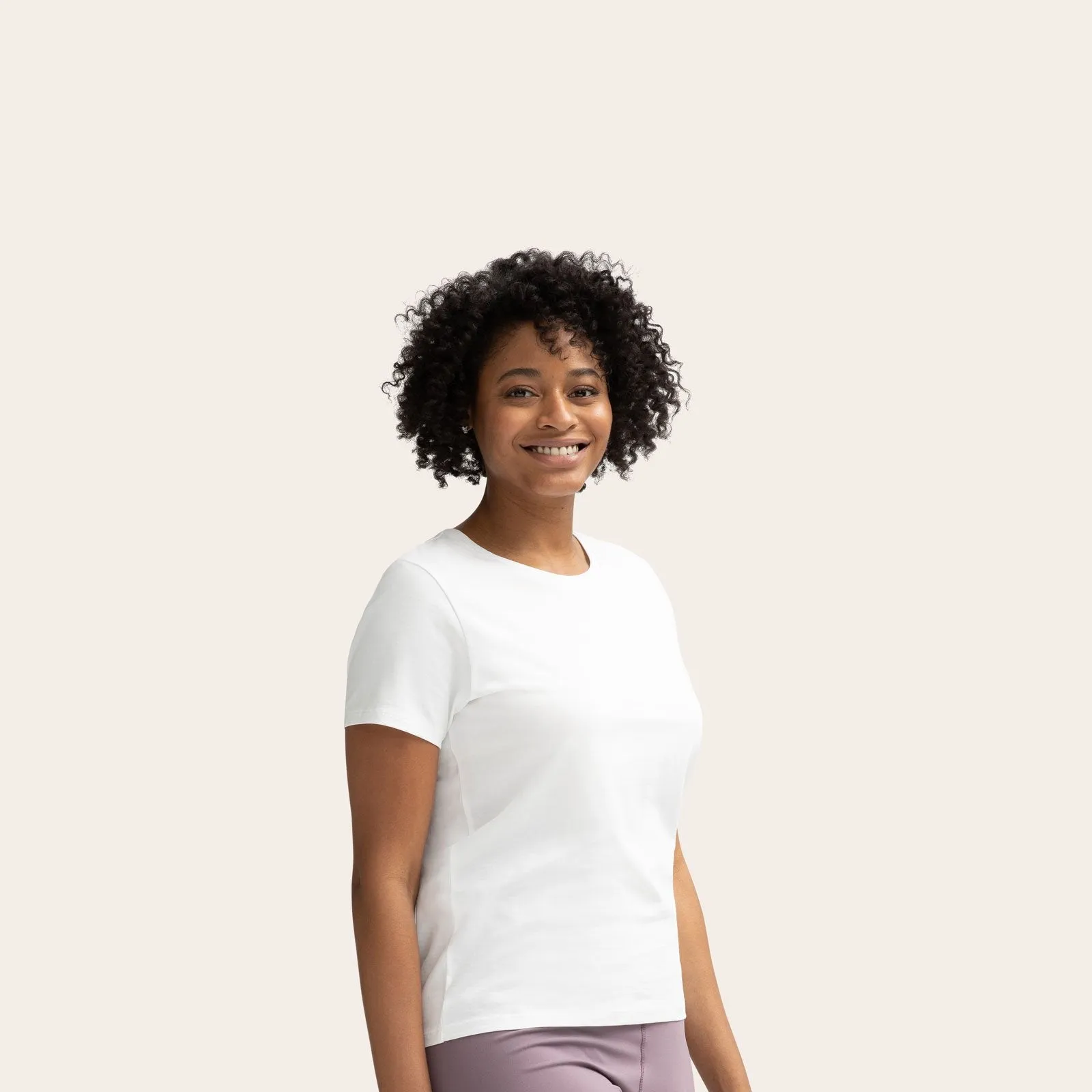 Women's Pima Cotton Crew Neck T-Shirt 6-Pack