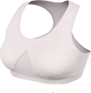 Women's Seamless Sports Bra with Mesh Stretchy Racerback Lightweight Breathable Comfortable Activewear Yoga Bralette