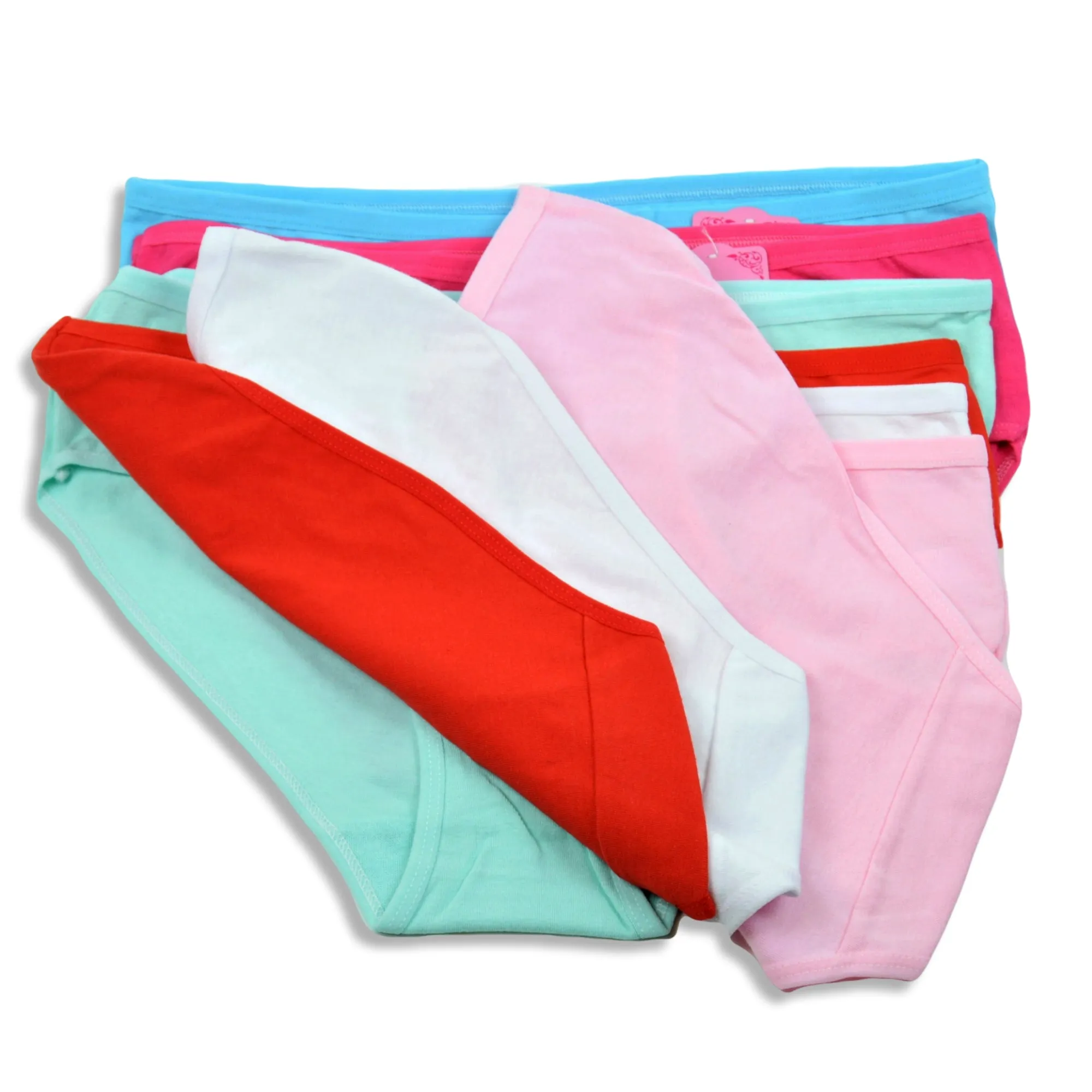 Women's Set of 6 Soft Cotton Blend Hipster Panties
