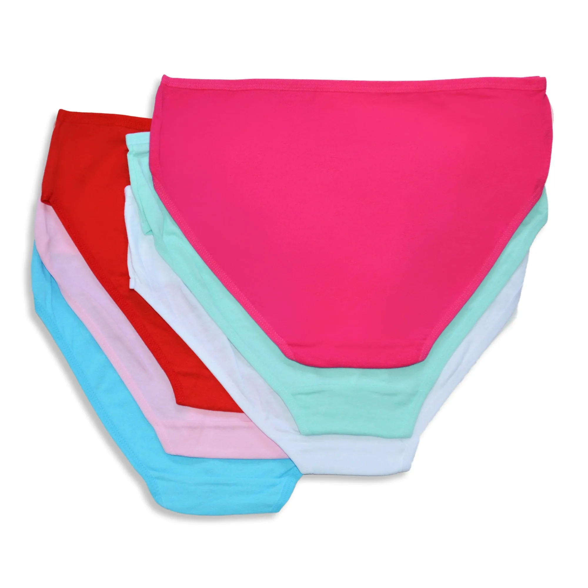 Women's Set of 6 Soft Cotton Blend Hipster Panties