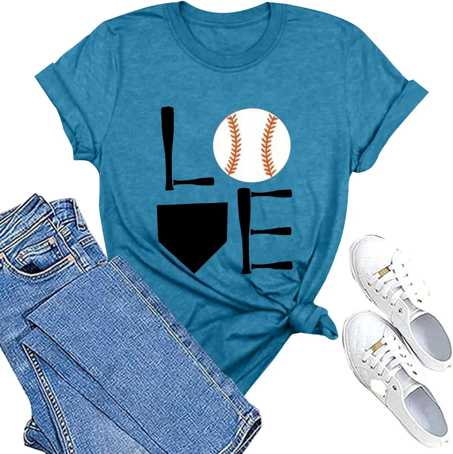 Women's Short Sleeve Tunic Tops Crewneck Basic Designed Cotton Shirt Casual Summer Tops Going Out Tshirts Tee Blouse
