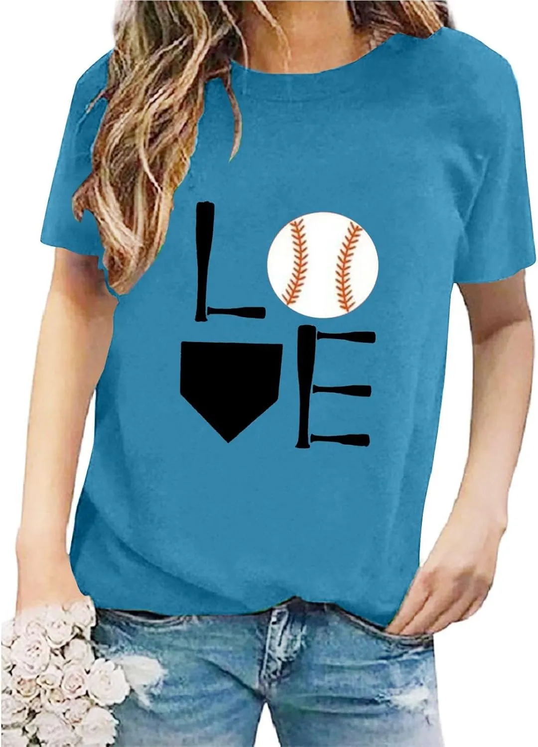 Women's Short Sleeve Tunic Tops Crewneck Basic Designed Cotton Shirt Casual Summer Tops Going Out Tshirts Tee Blouse