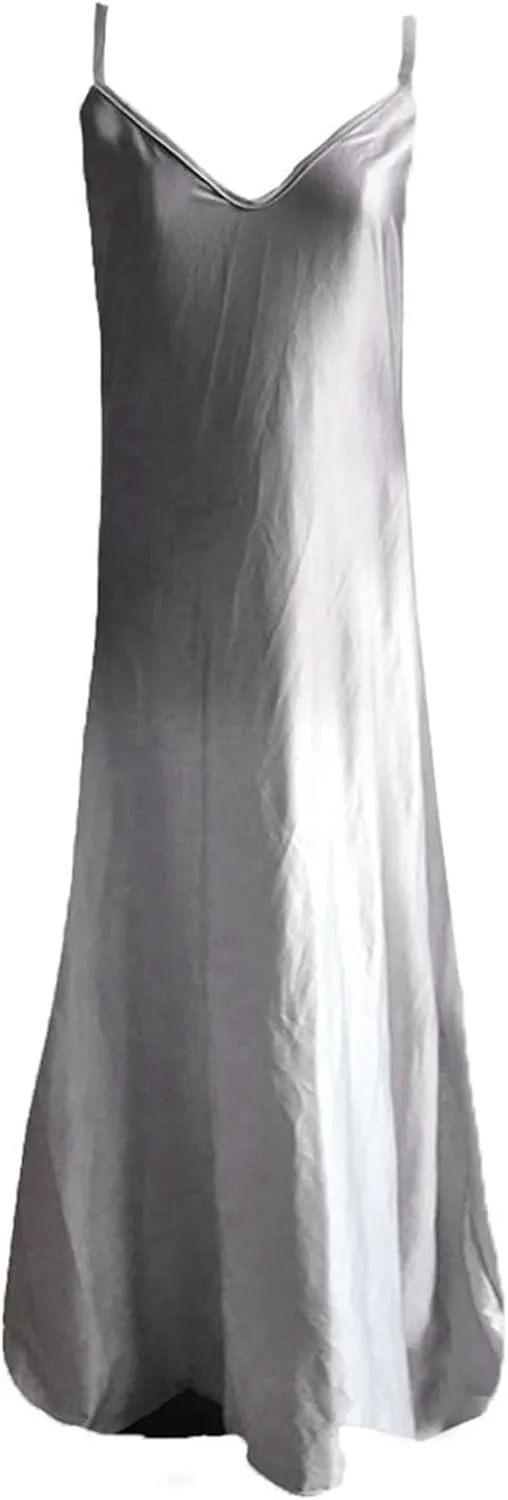 Womens Sleeveless Slip Dresses Loose Fit Dresses for Women V Neck Beach Hawaiian Maxi Long Summer Fall Dresses 2025