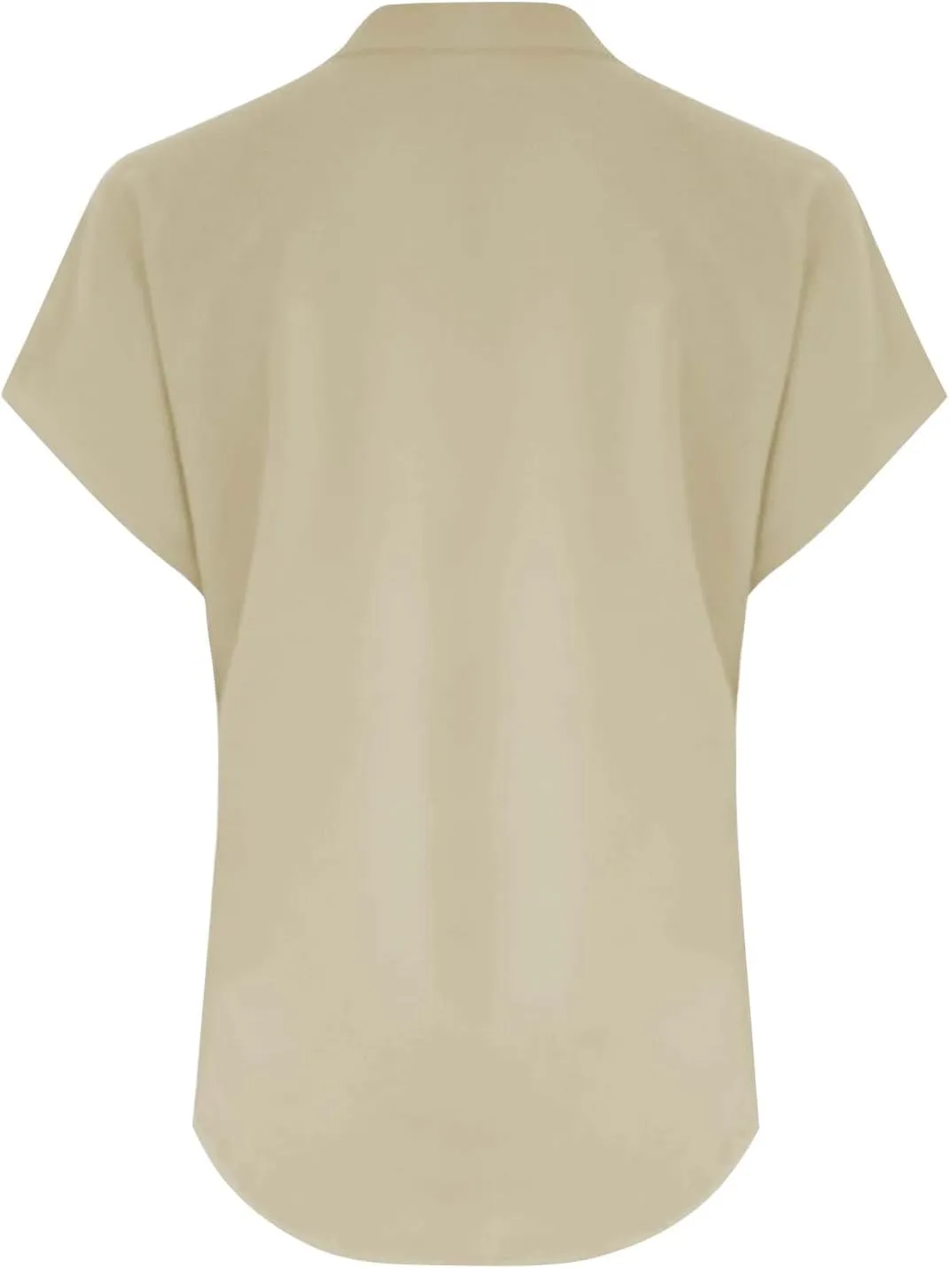 Women's Summer Linen Blouse - Non-See Through Button-Up Tank, Wrinkle Resistant