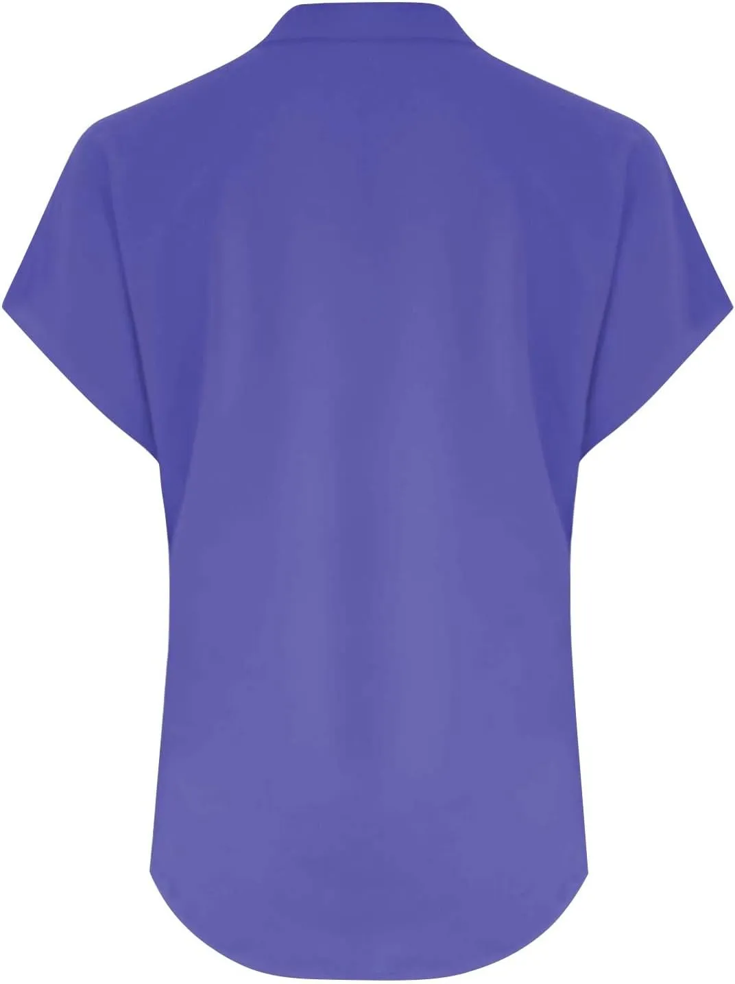 Women's Summer Linen Blouse - Non-See Through Button-Up Tank, Wrinkle Resistant