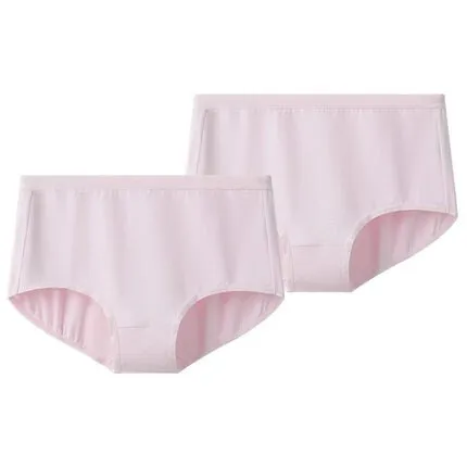 Women's Supima High-Rise Hipster Panties (Pure Color 2pcs Pack)
