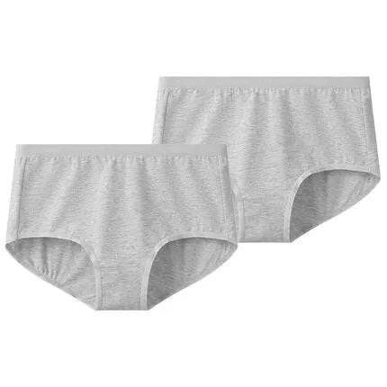 Women's Supima High-Rise Hipster Panties (Pure Color 2pcs Pack)