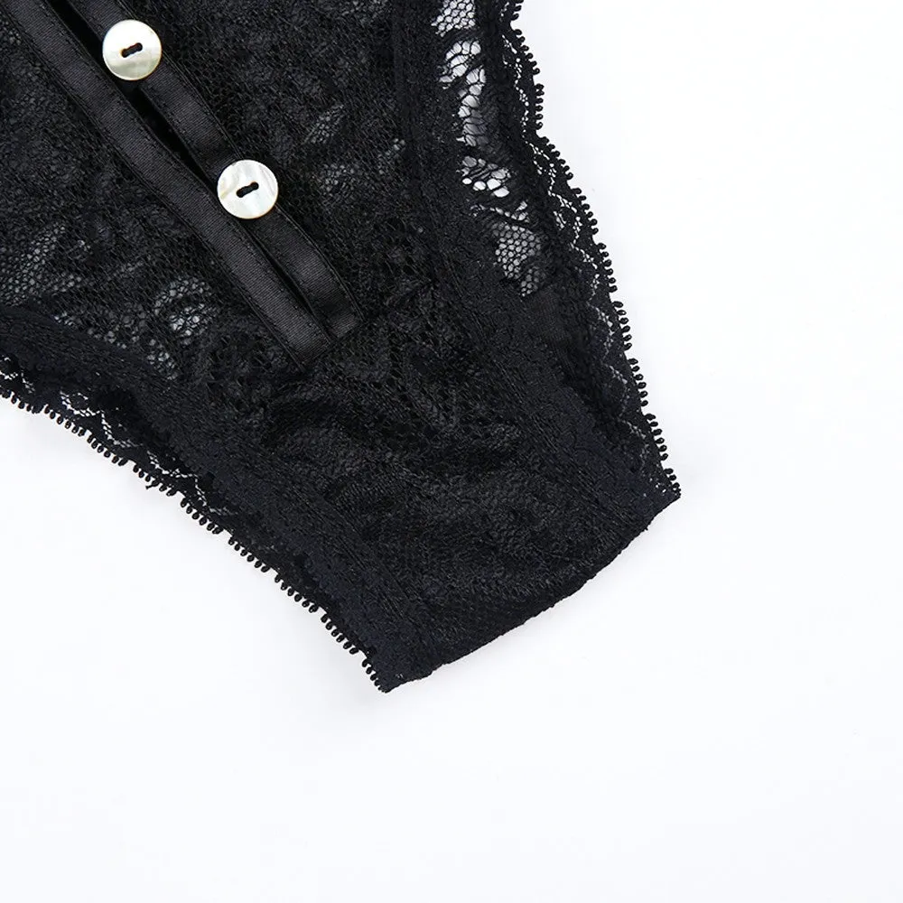 Women's Underwear | Lace Sheer Low-Rise Panties