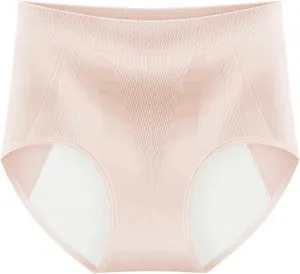 Womens Underwear Seamless Mid High Waist Stretch No Show Panties Breathable Soft Full Coverage Briefs