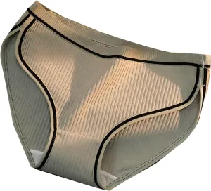Womens Underwear Seamless Mid High Waist Stretch Soft No Show Panties Breathable Full Coverage Briefs
