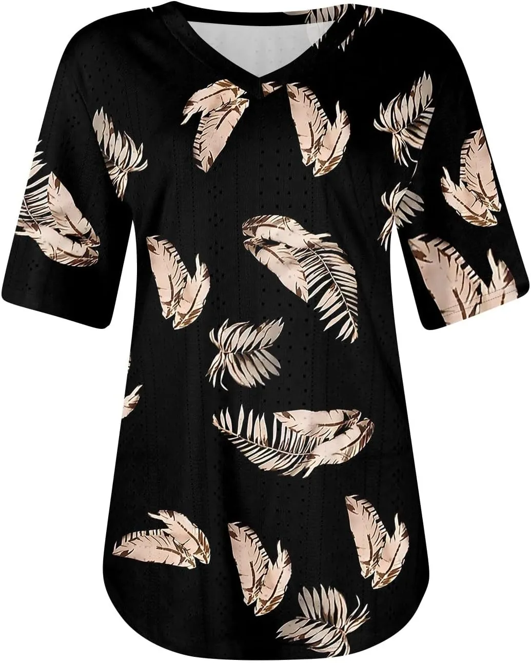 Womens V Neck Short Sleeve T Shirts 2025 Gradient Striped Print Casual Tops Loose Fit Basic Tees with Curved Hem