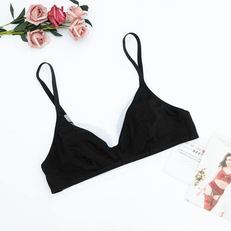 Women's Wireless Thin Push-Up Triangle Cup Bra - 3/4 Cup