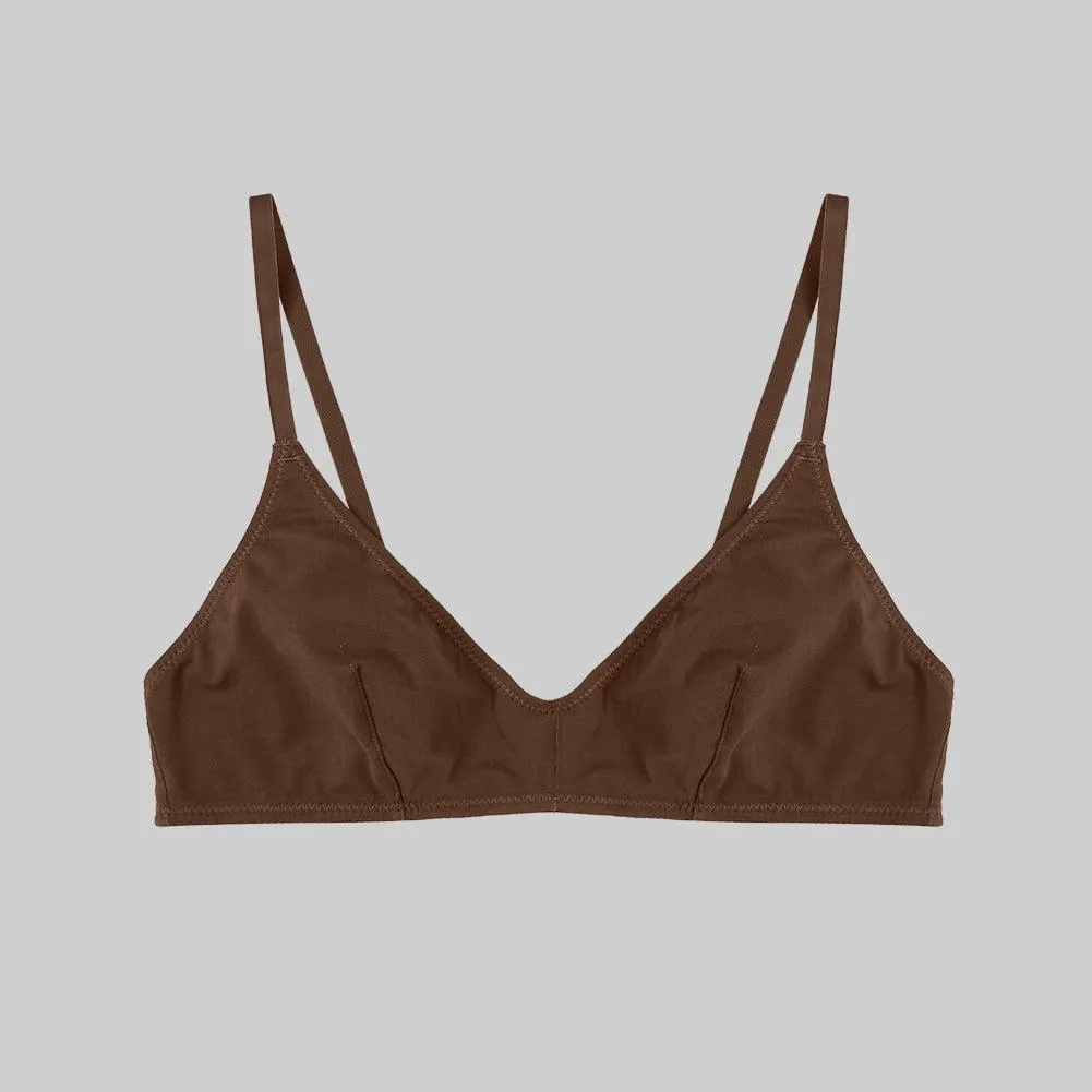 Women's Wireless Thin Push-Up Triangle Cup Bra - 3/4 Cup